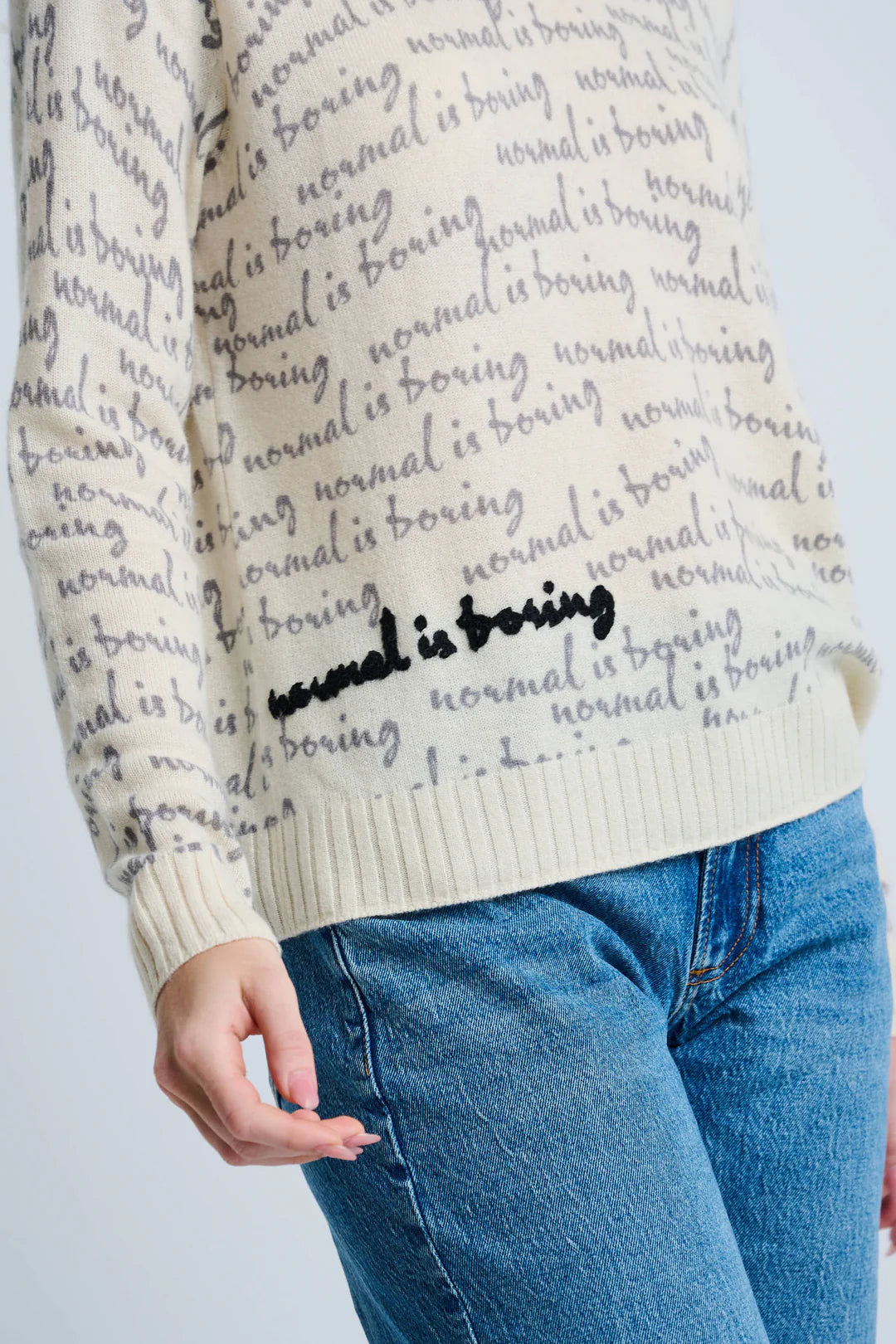 Normal is Boring Sweater