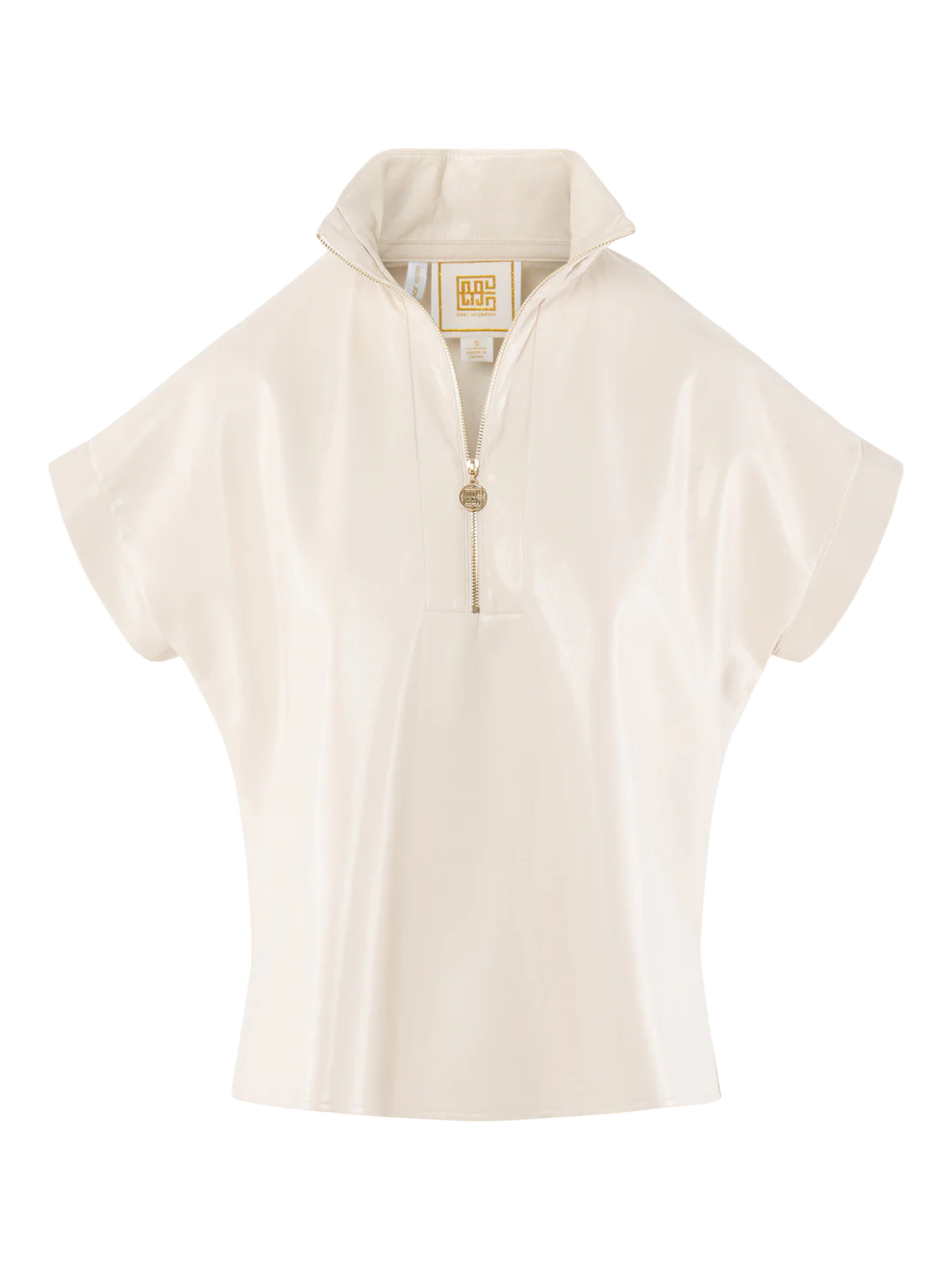 Poppy Pullover - Sandshell Vegan Leather