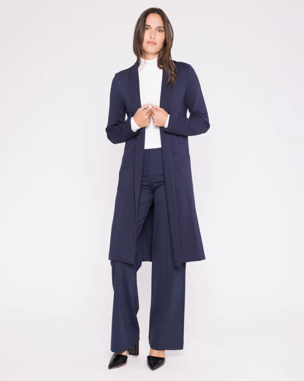 Ponte Knit Smoking Jacket