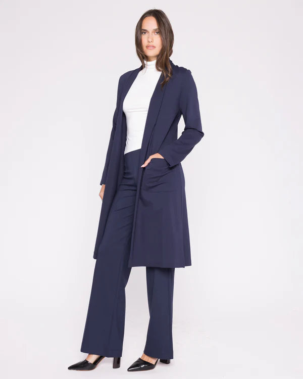 Ponte Knit Smoking Jacket
