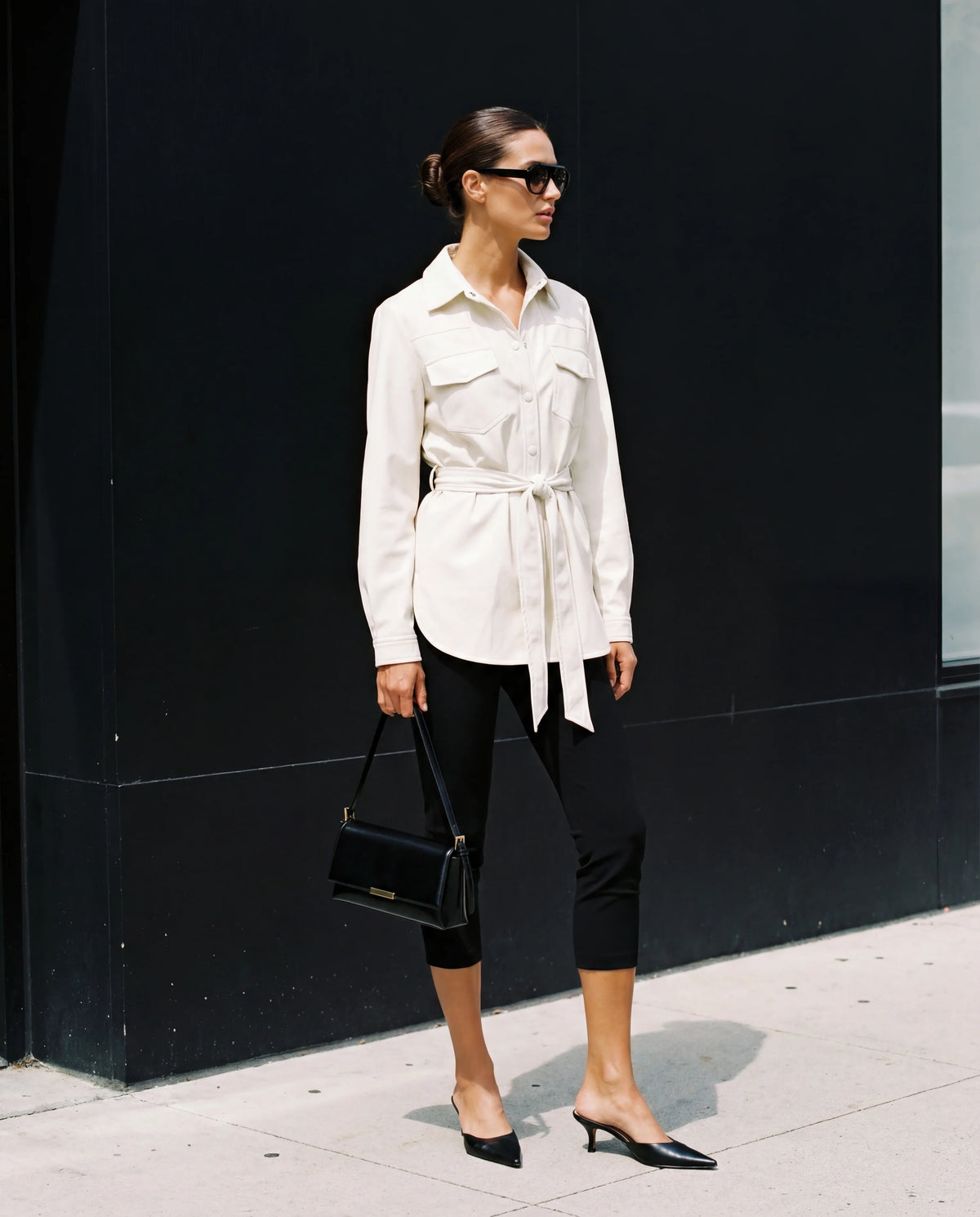 Vegan Leather Shacket