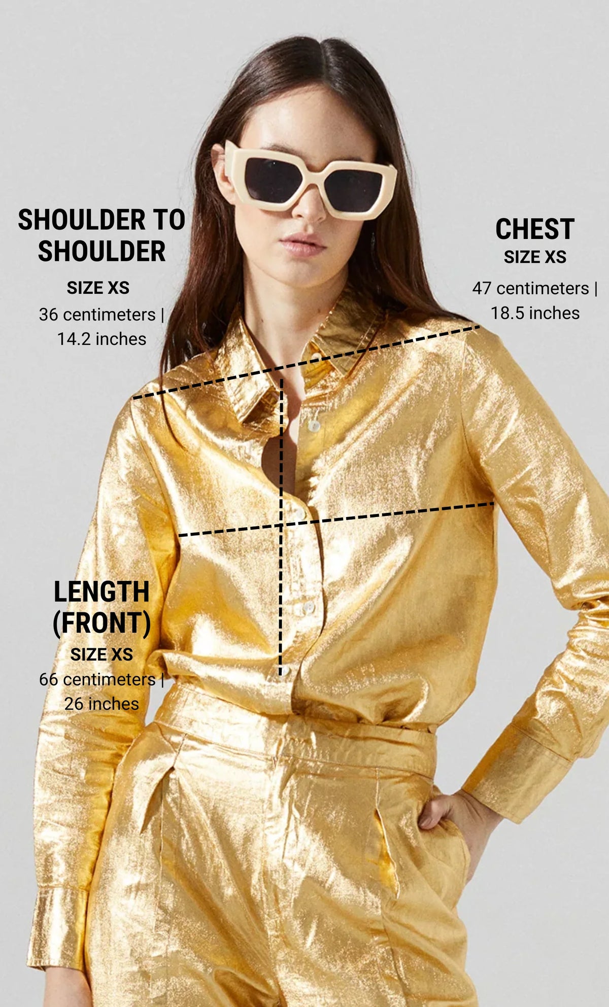 San Marino Metallic Linen Shirt
