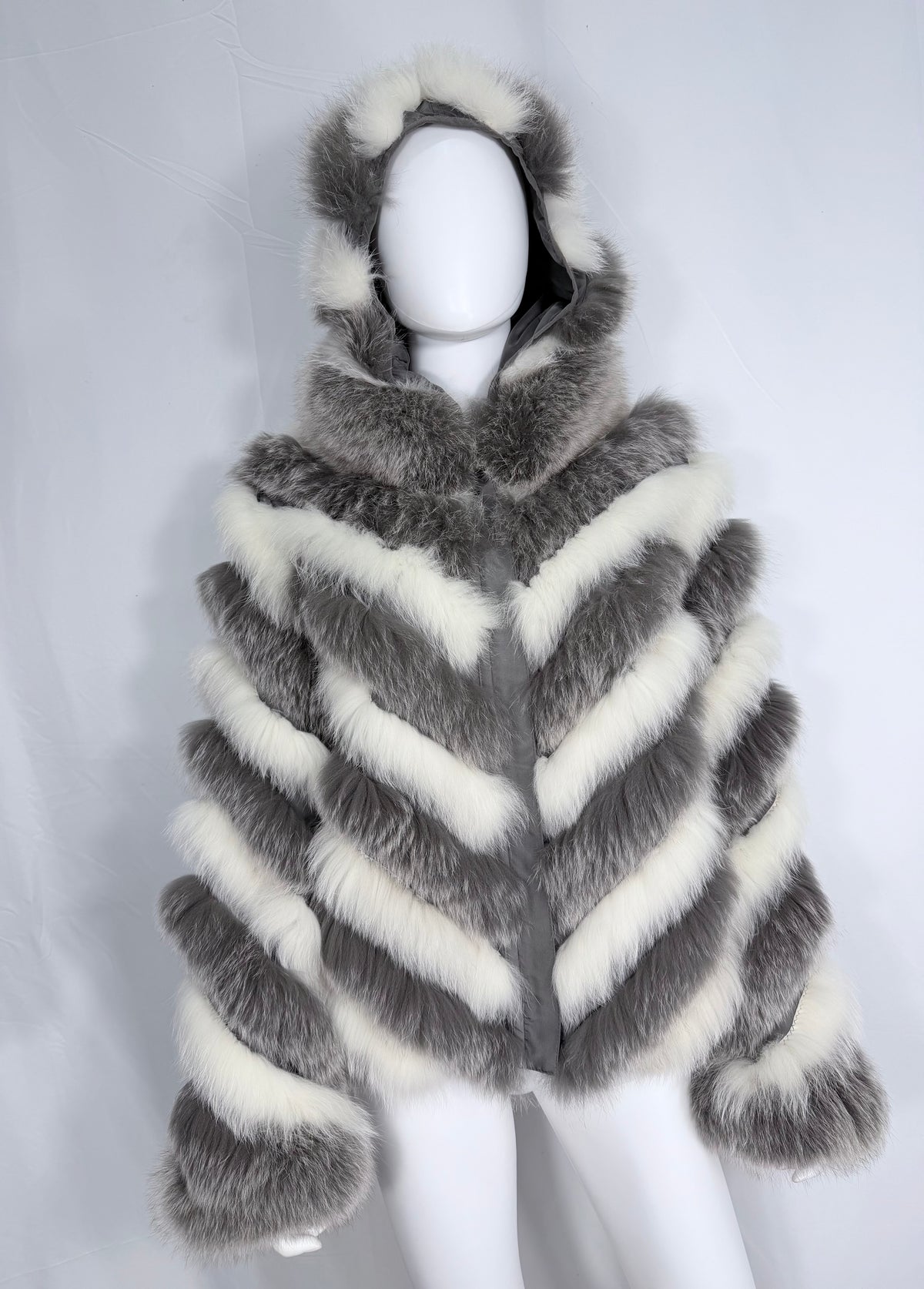 Silk Reversible Hooded Bomber