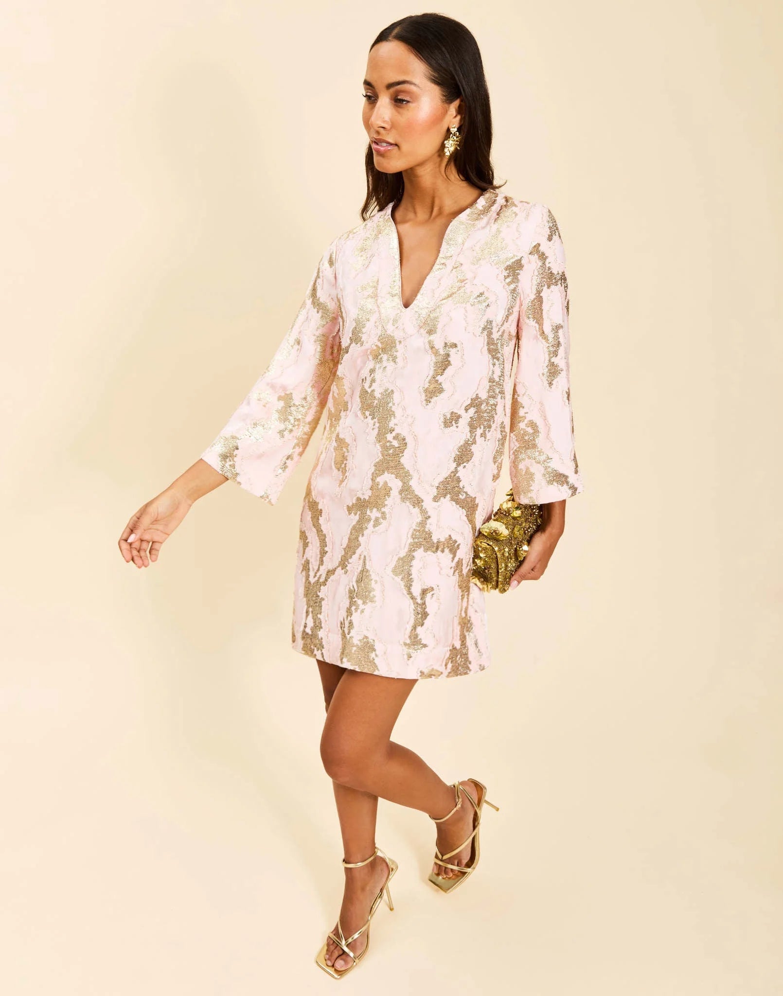 Ines Mini Caftan Dress