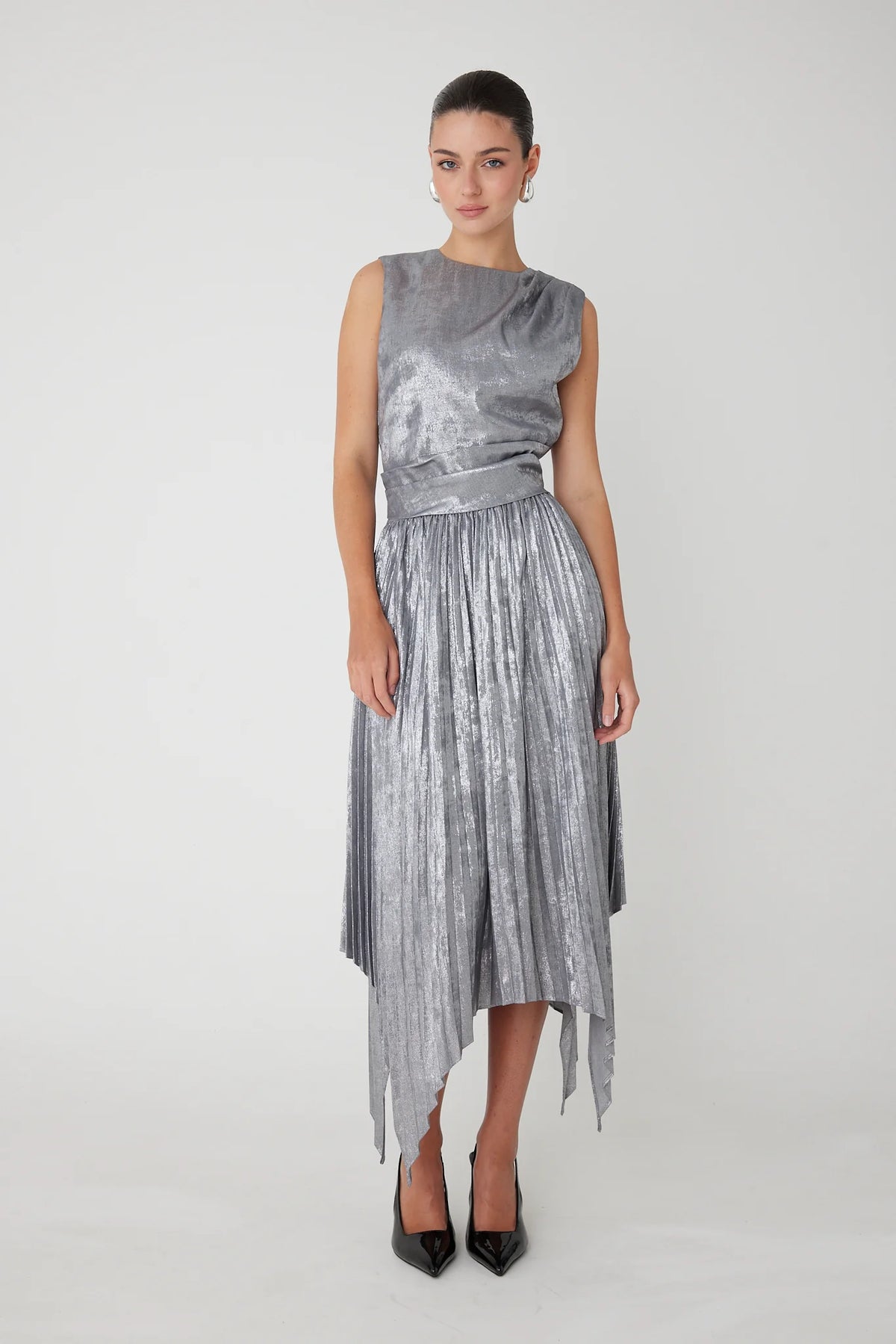 Aster Metallic Skirt