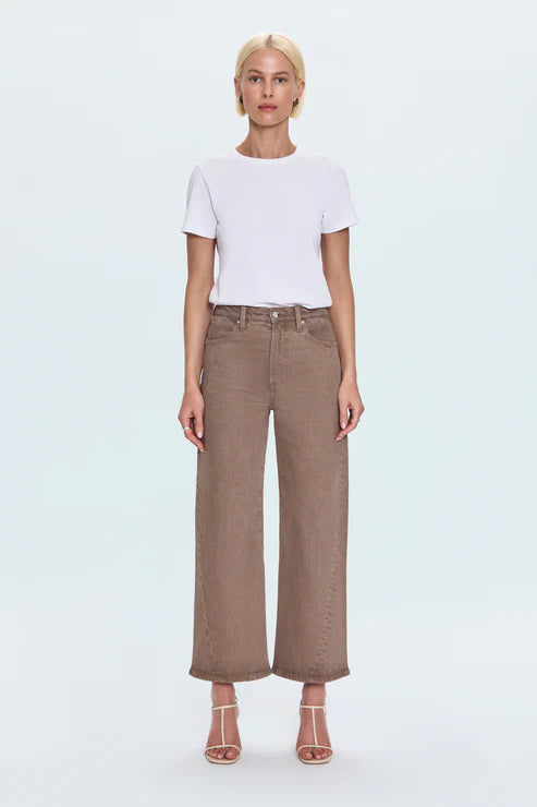 Kyra High Rise Bowed Wide Leg