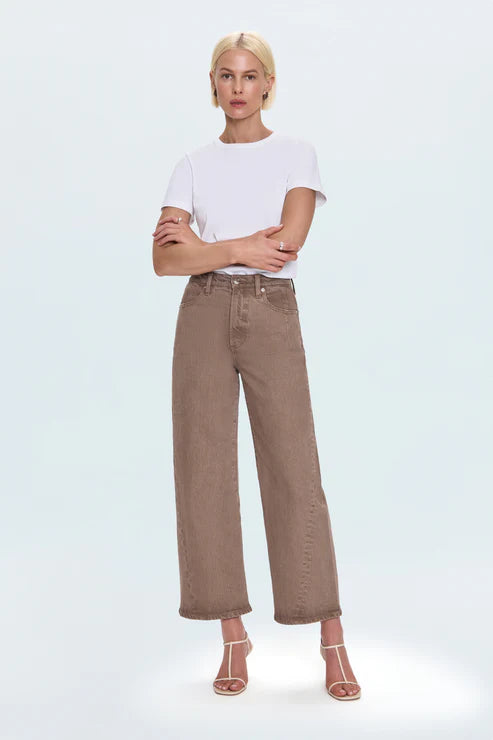 Kyra High Rise Bowed Wide Leg