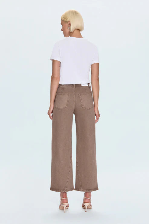 Kyra High Rise Bowed Wide Leg