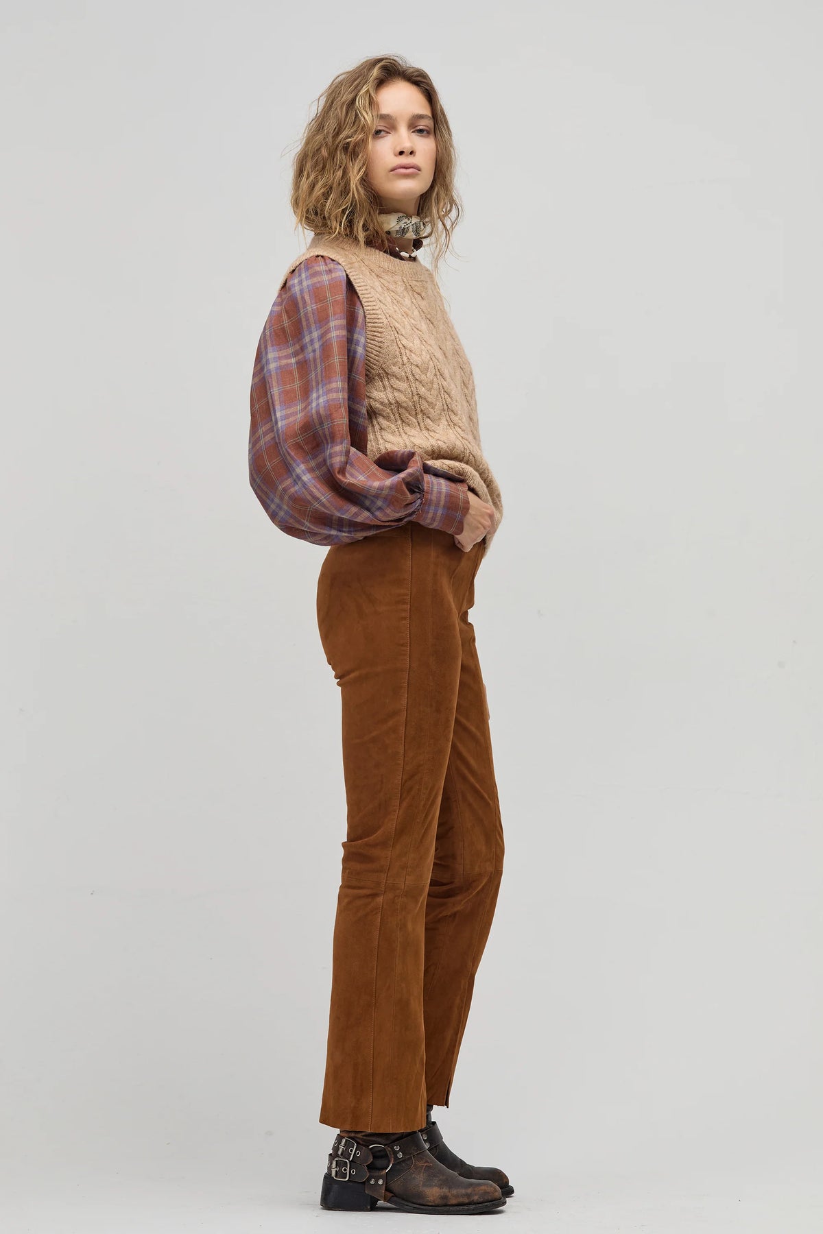Tori Suede Pants