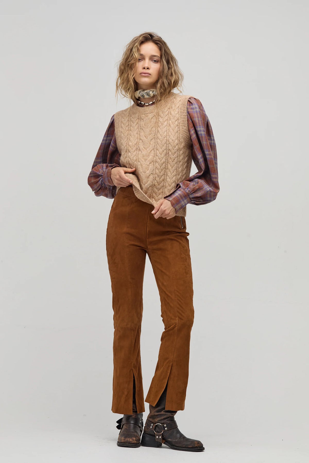 Tori Suede Pants