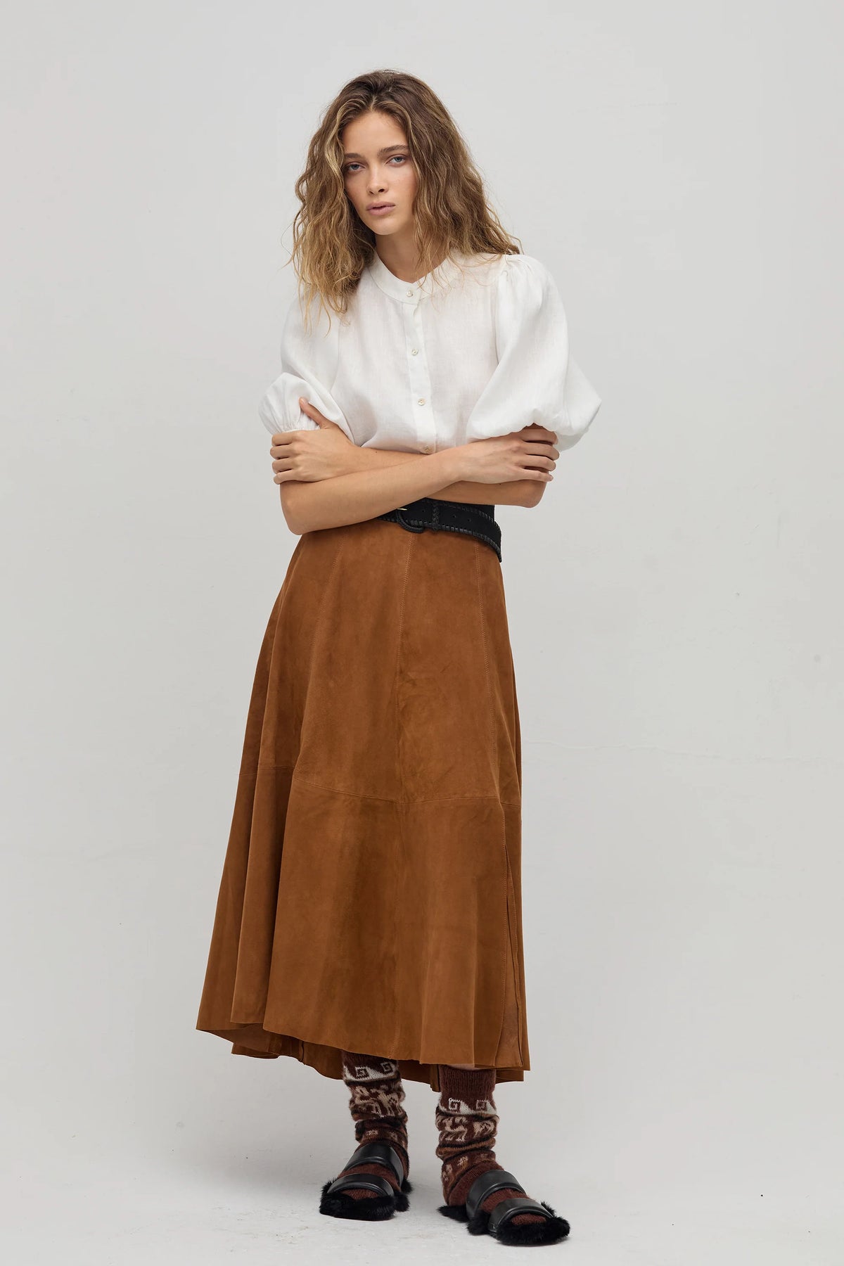 Alamo Suede Skirt