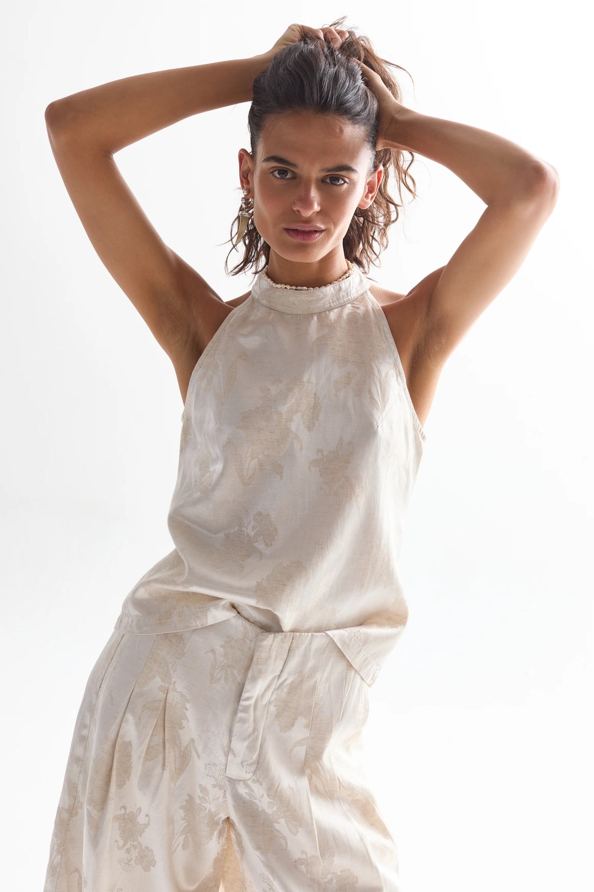 Olivia Brocade Top
