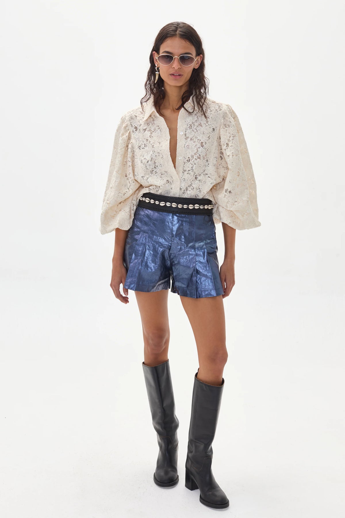 Claire Cotton Lace Shirt