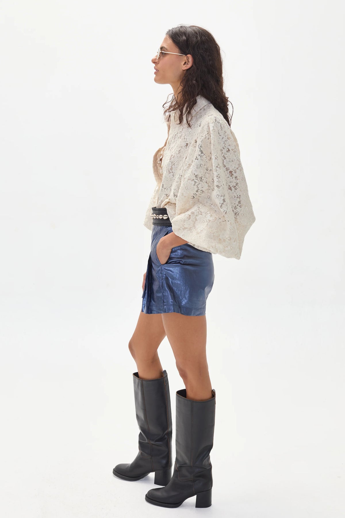 Claire Cotton Lace Shirt
