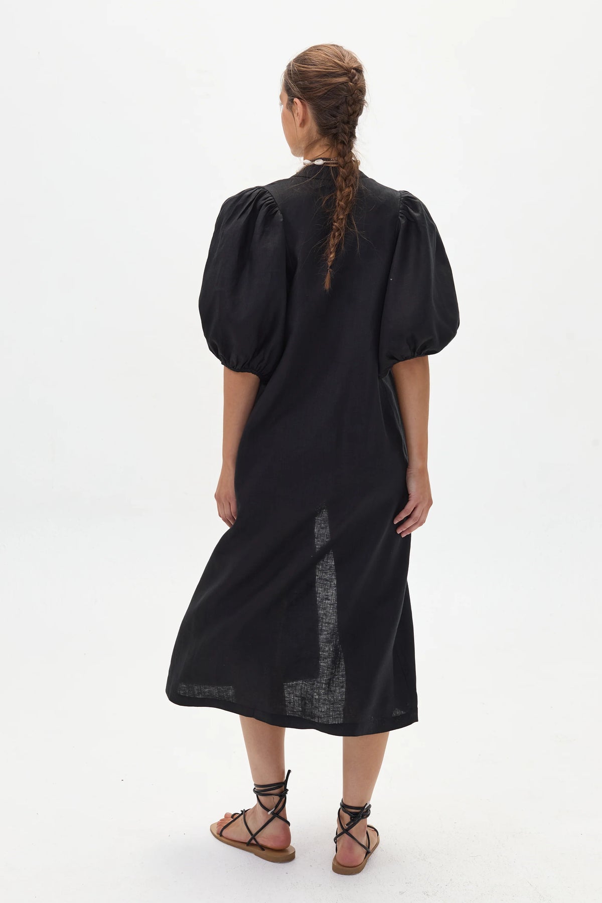Bubble Linen Dress