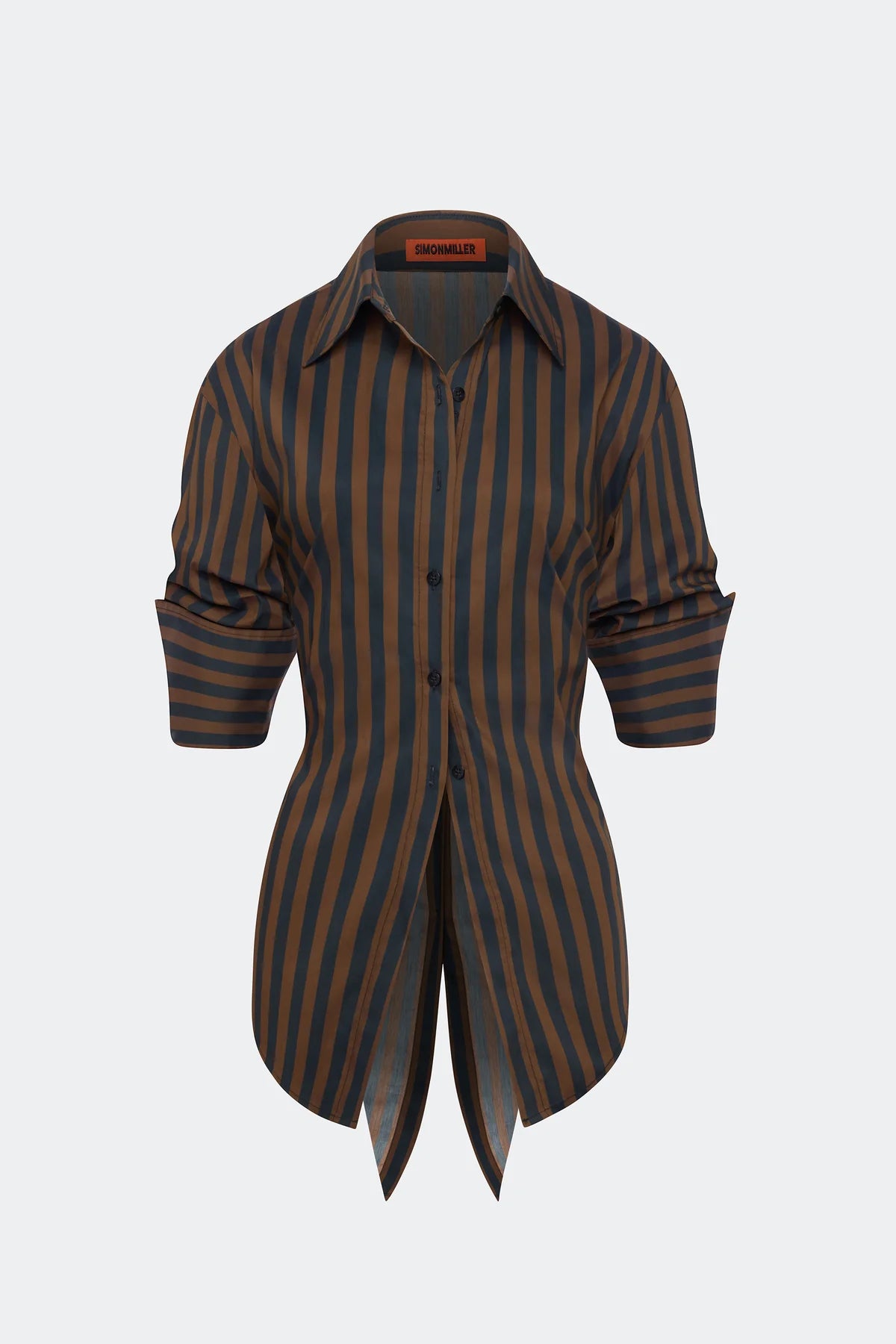 Loch Stripe Poplin Button Up