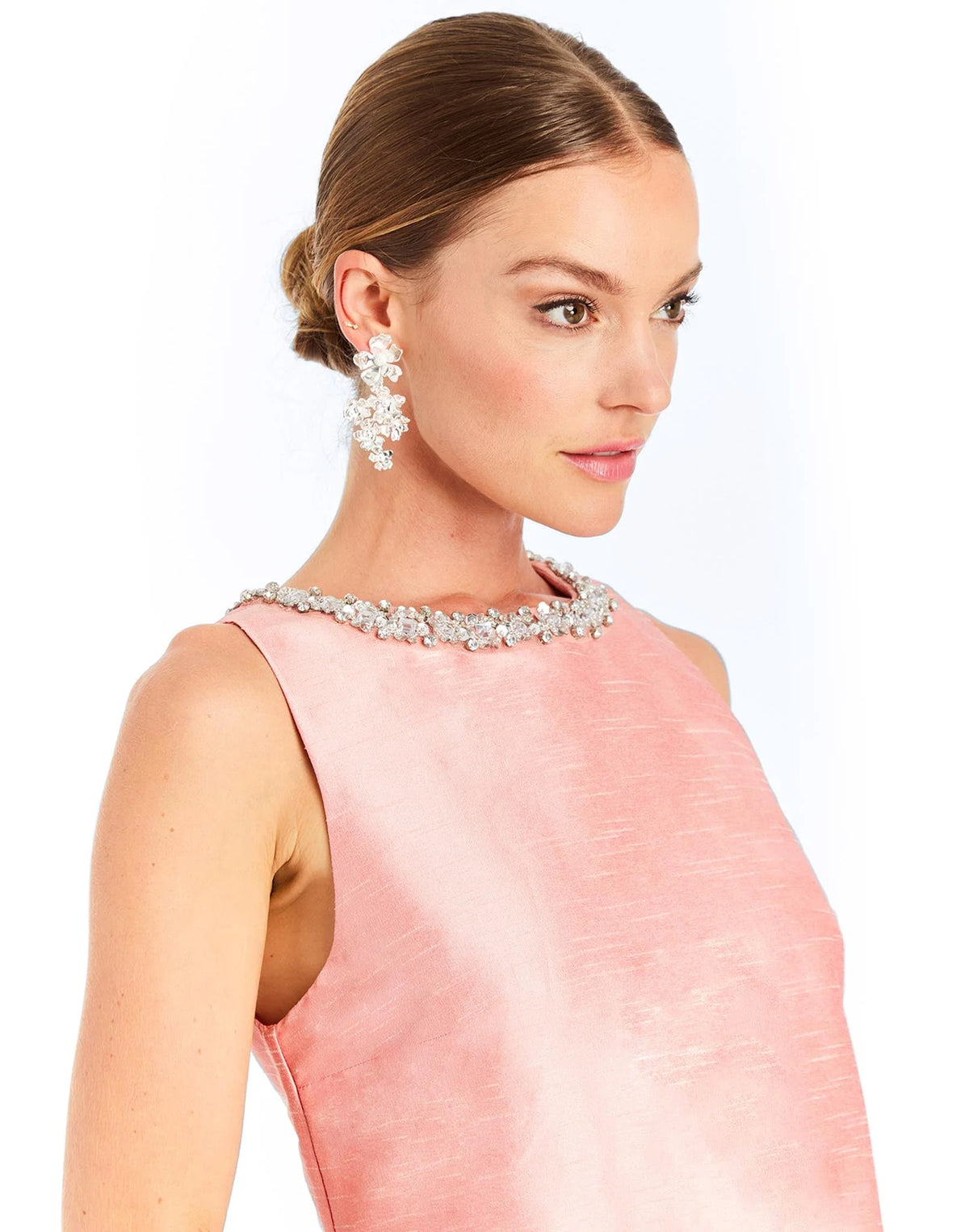 Manhattan Embellished Shift Mini Dress