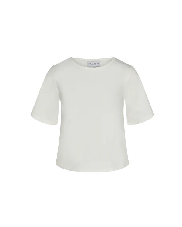Ponte Knit Short Sleeve Top Extended