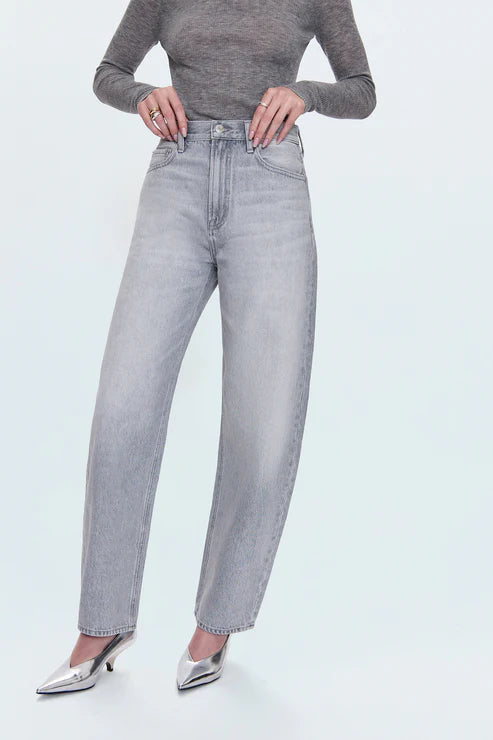 Wes High Rise Barrel Jean
