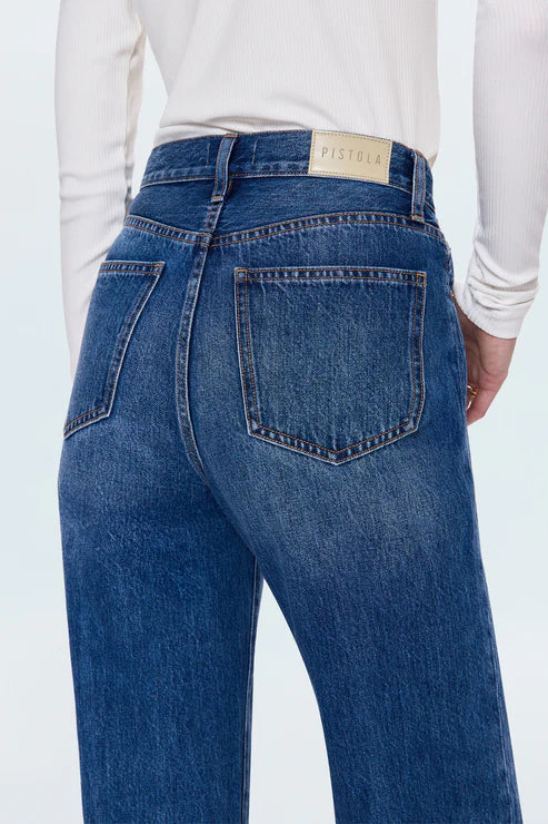 Cassie Crop Super High Rise Straight Jean