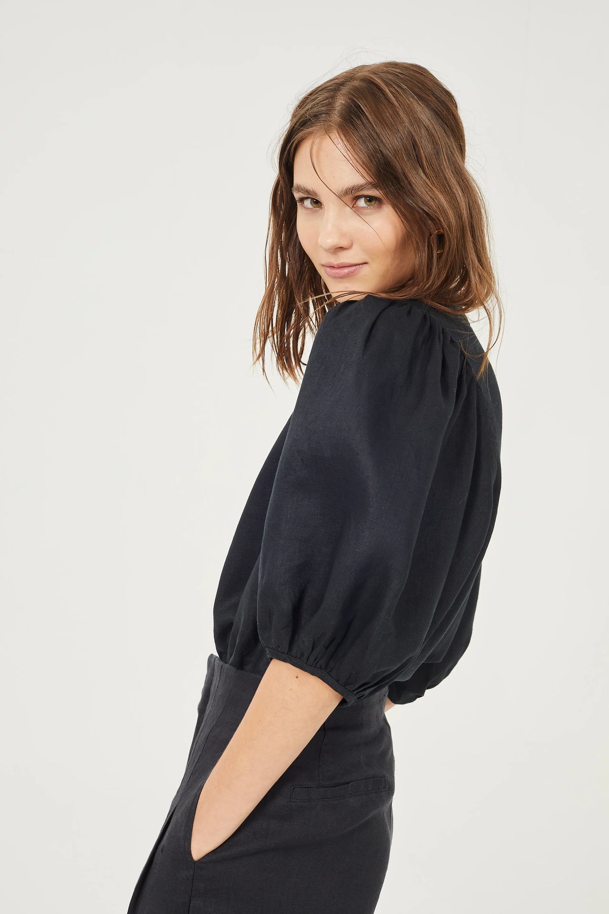 Bubble Linen Shirt