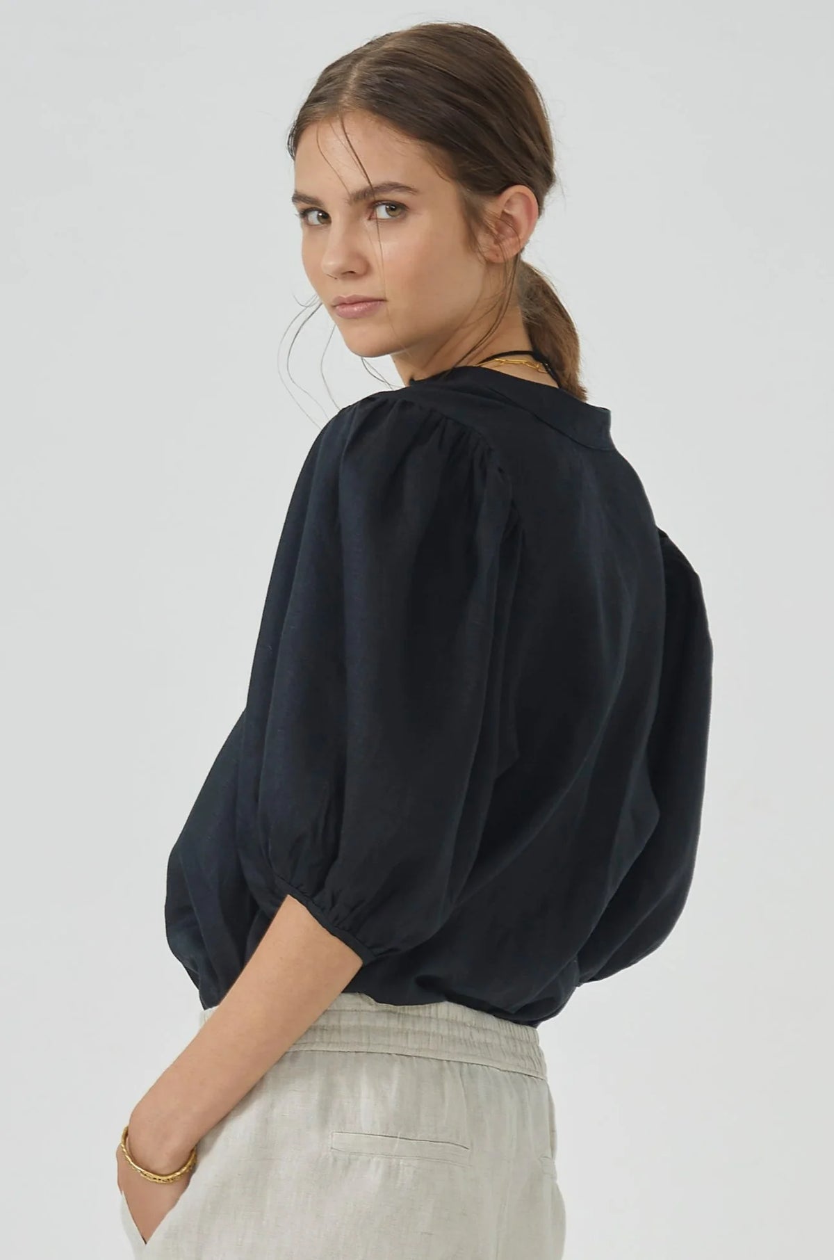 Bubble Linen Shirt