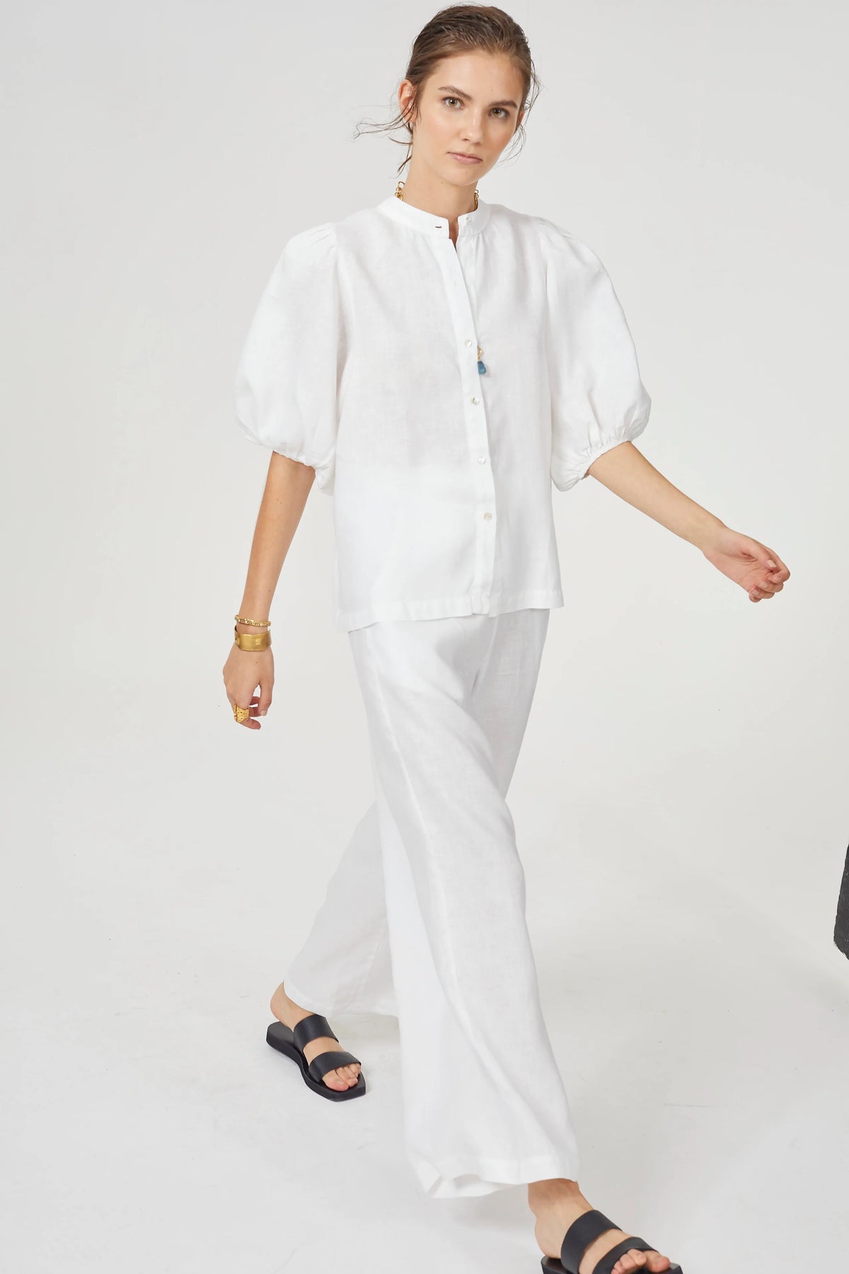 Bubble Linen Shirt
