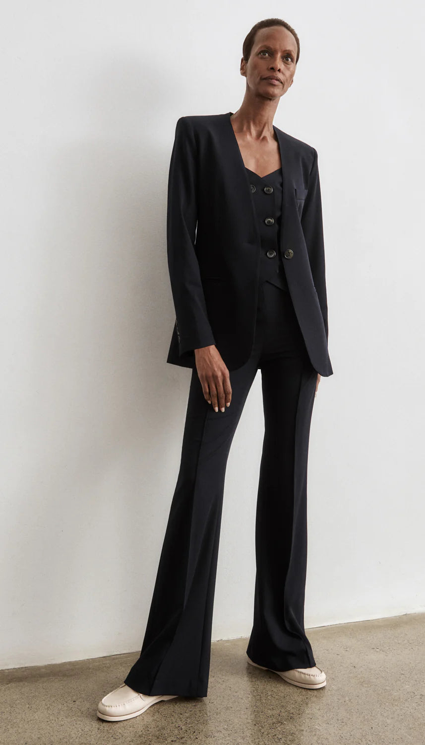 Collarless Blazer