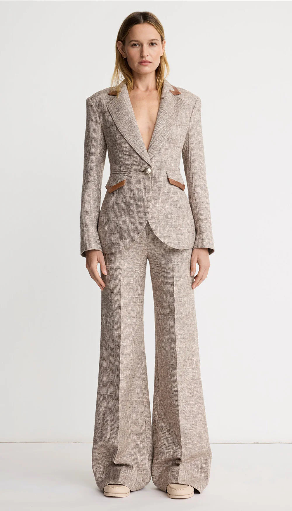 Taped Seamed Blazer