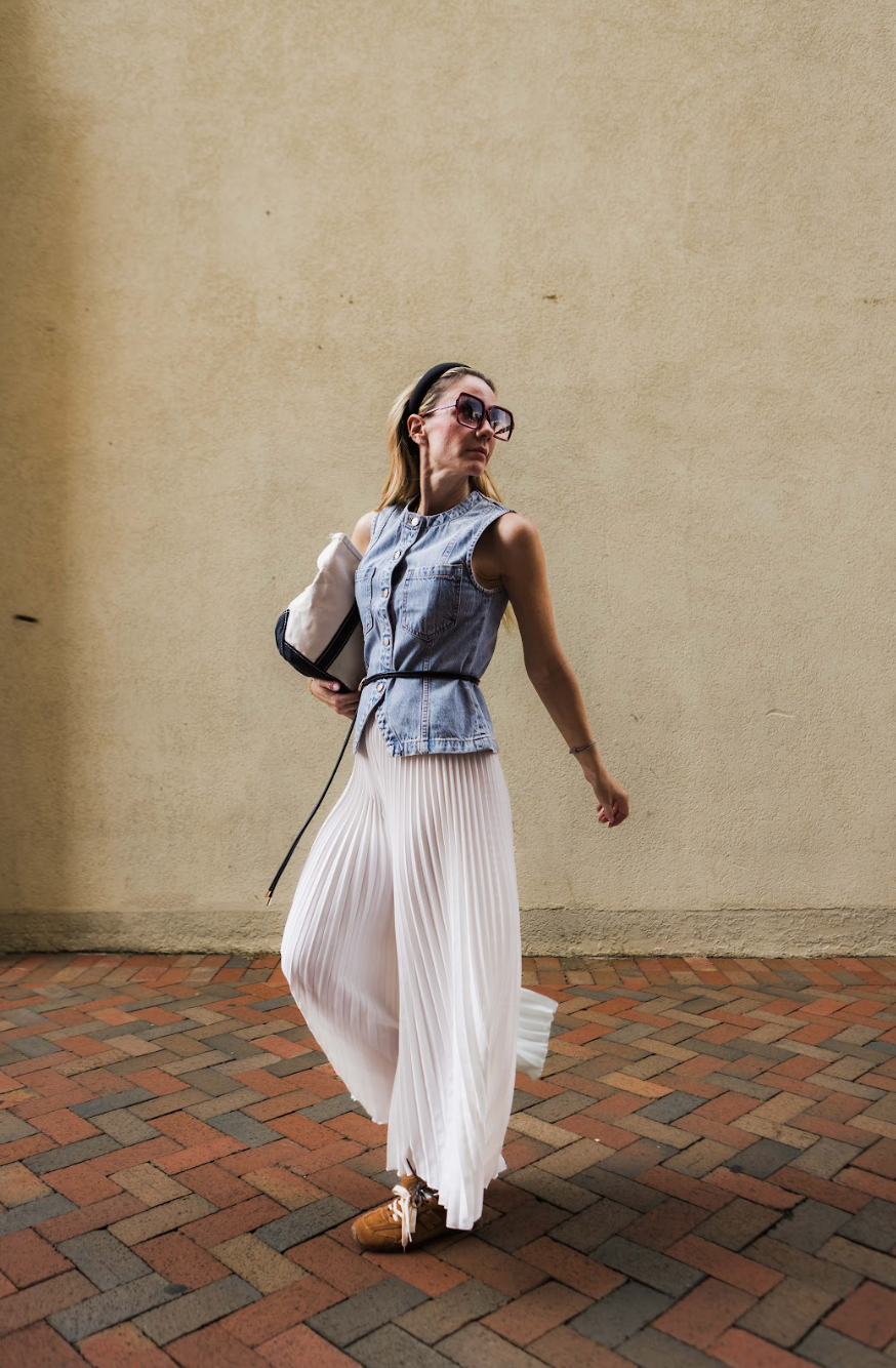 Eve Plissé Palazzo Pant