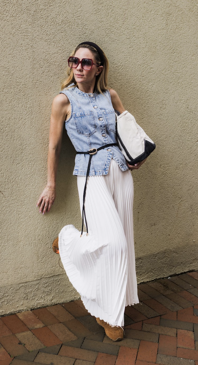 Eve Plissé Palazzo Pant