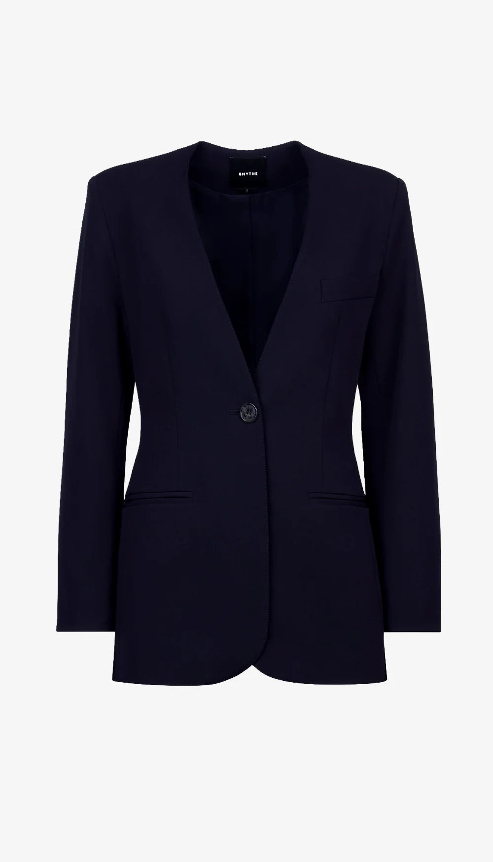 Collarless Blazer