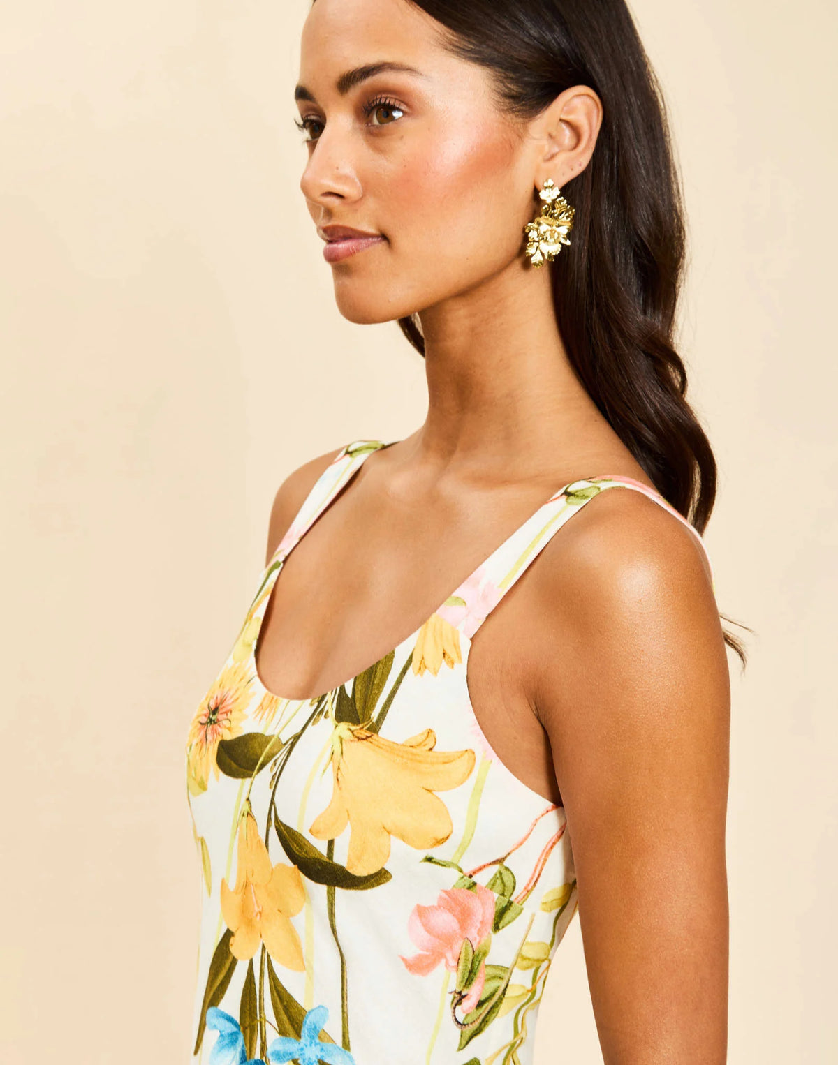 Sugarcane Slip Midi Dress
