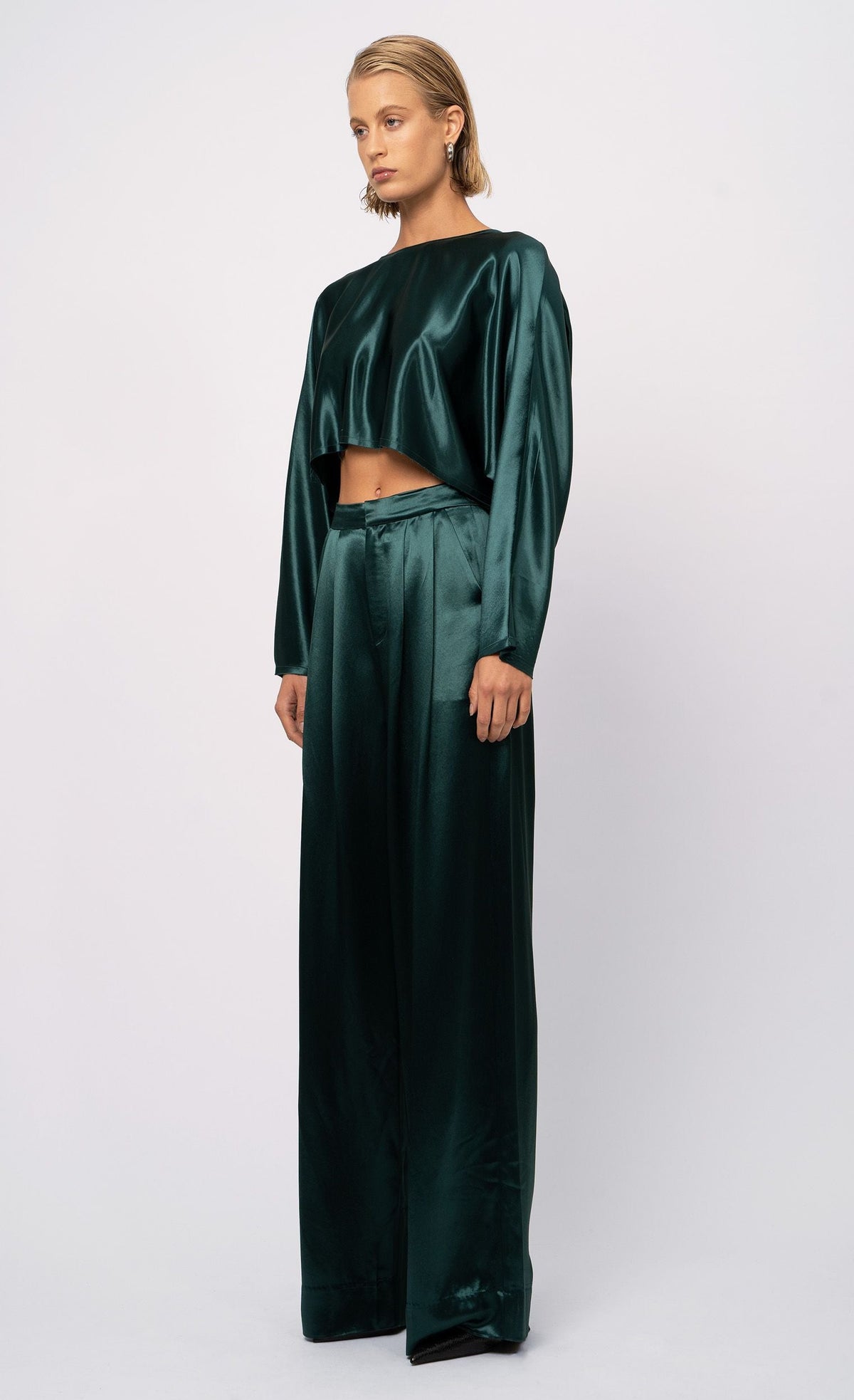 Emilia Crop - Emerald