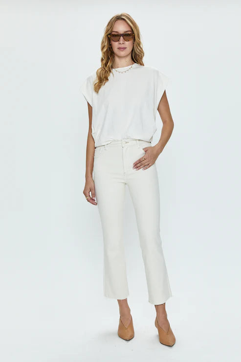 Lennon High Rise Crop Boot Jean