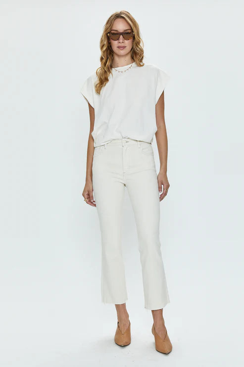 Lennon High Rise Crop Boot Jean