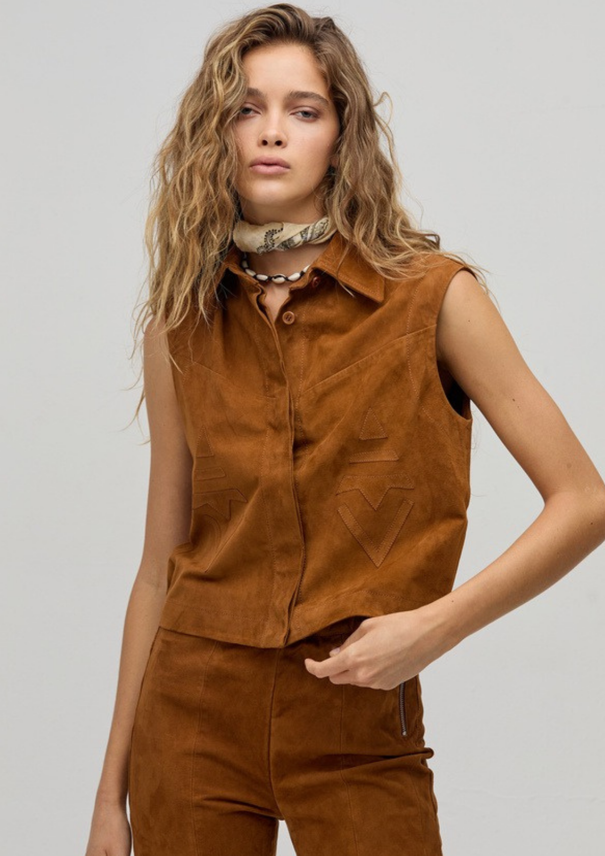 Inca Suede Top