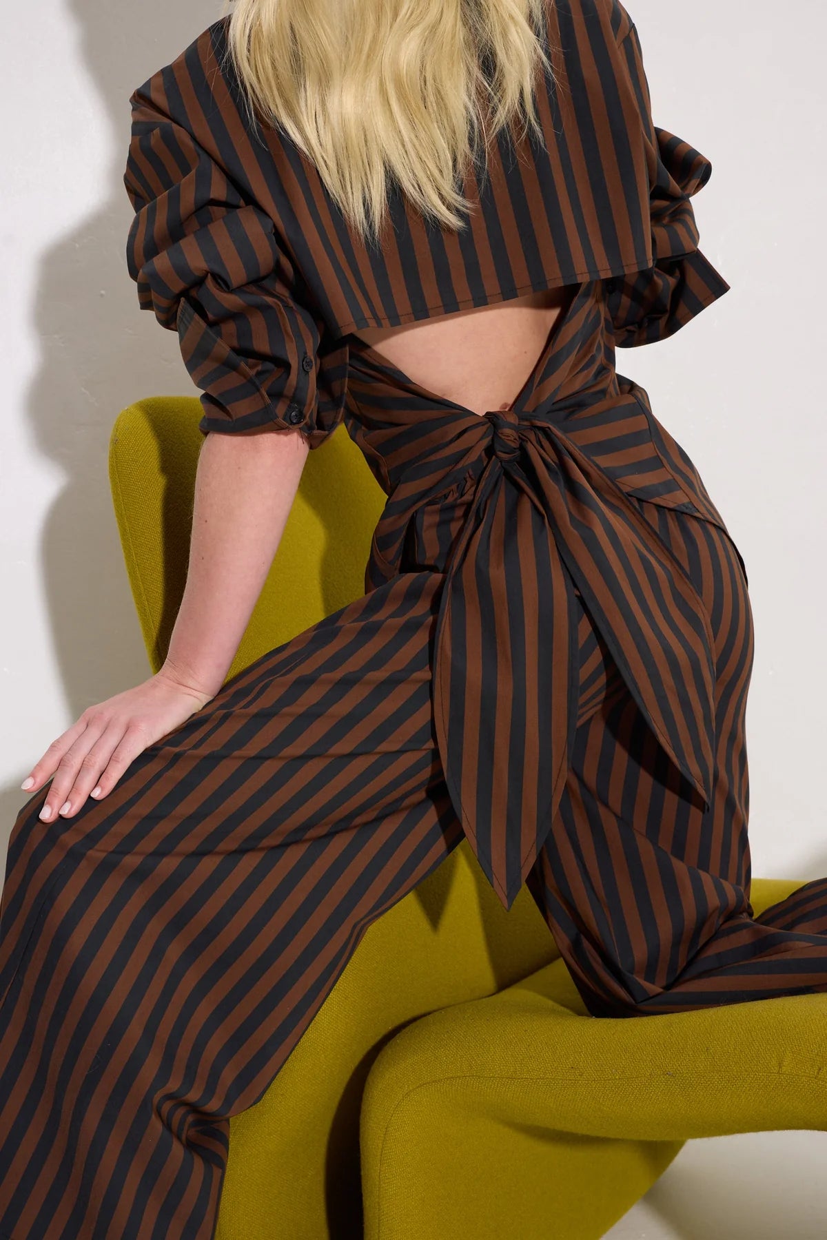Loch Stripe Poplin Button Up
