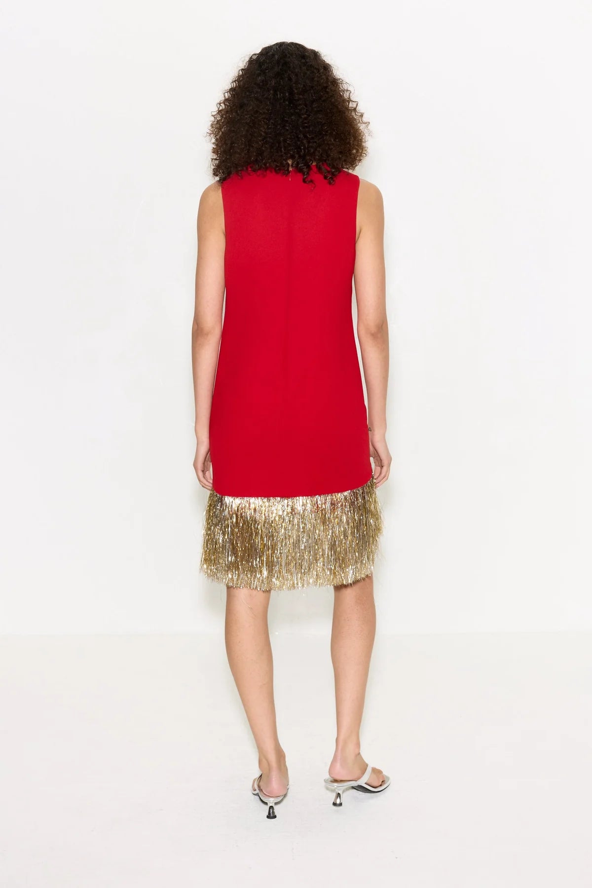 Bowie fringe mini dress