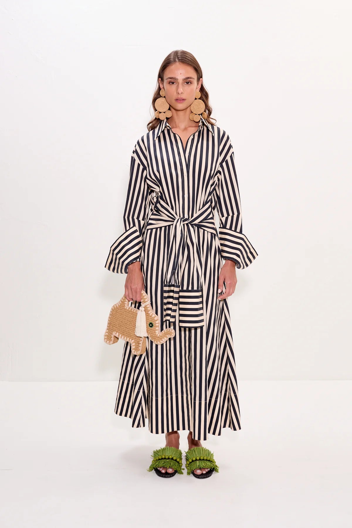 INNA POPLIN MAXI DRESS