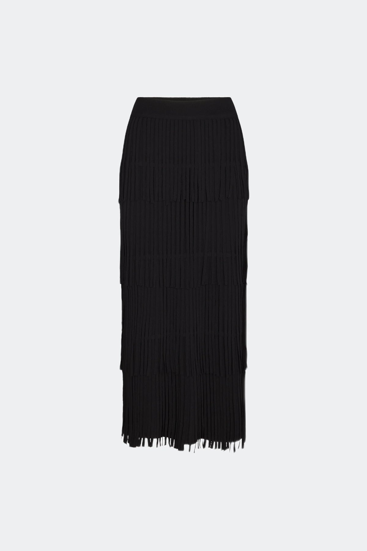 Za Za knit fringe skirt