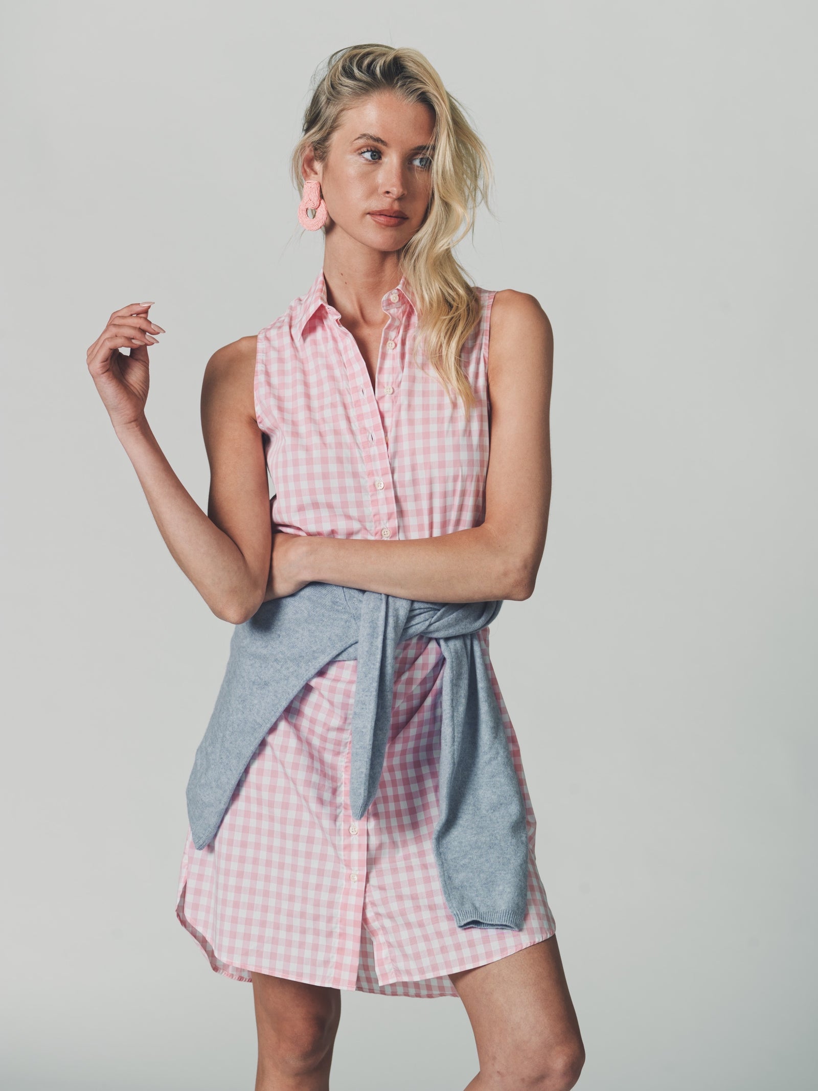 The Sleeveless Shirt Dress