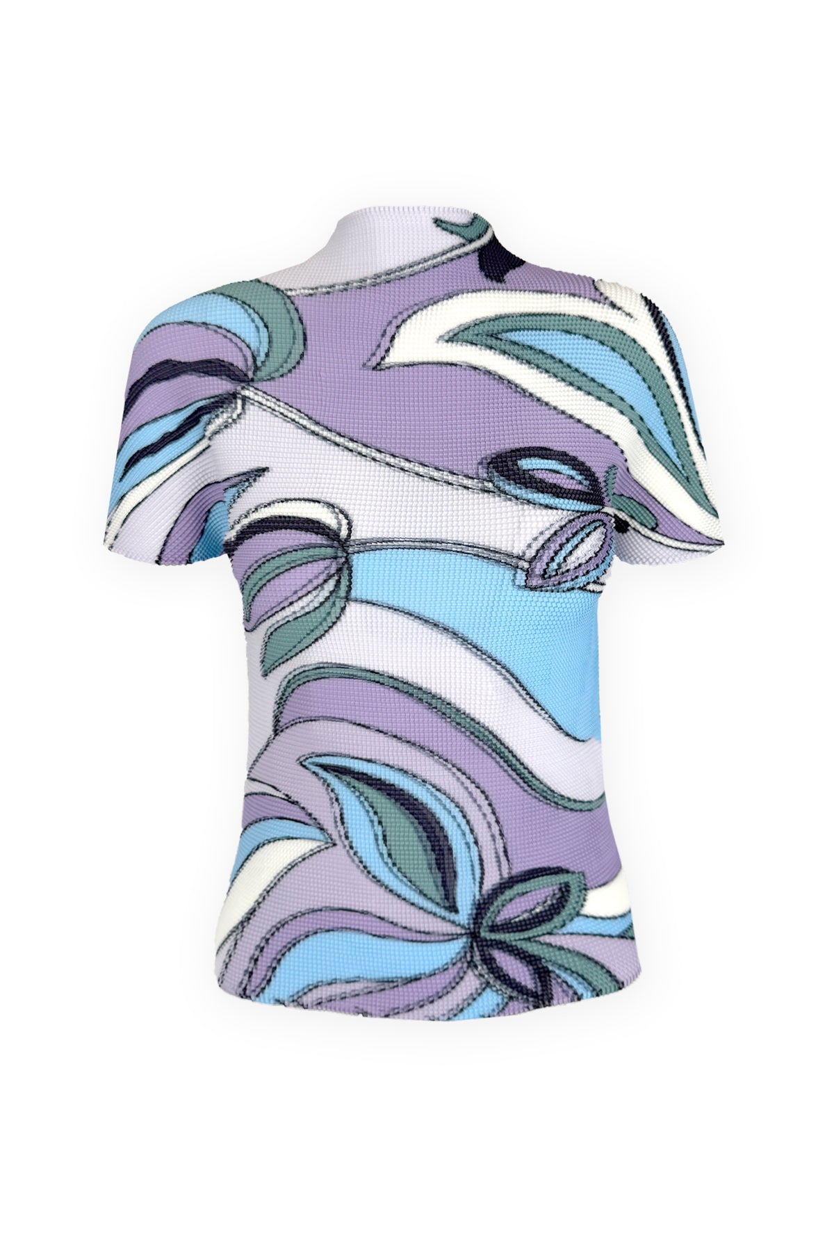 Sorbet Swirl Print 3D Honeycomb Top