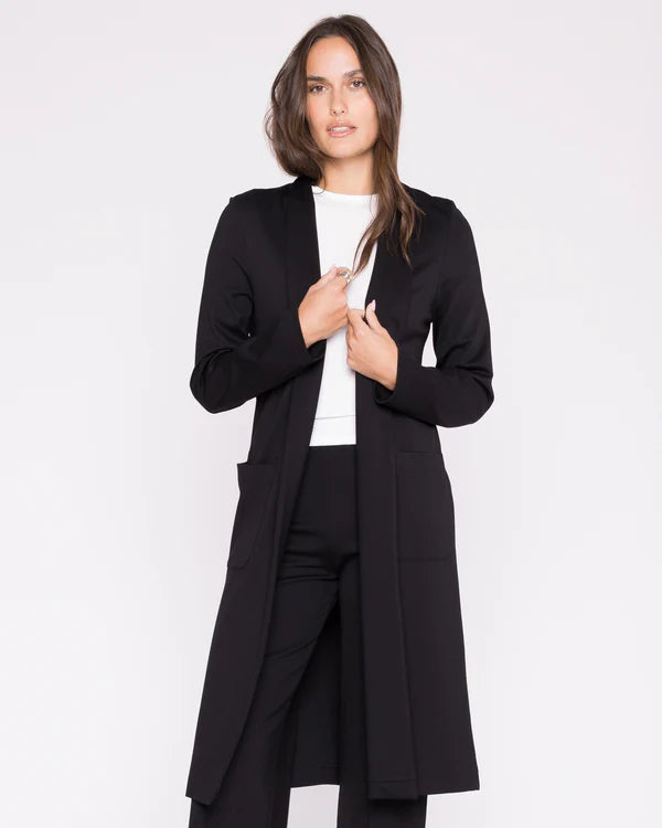 Ponte Knit Smoking Jacket