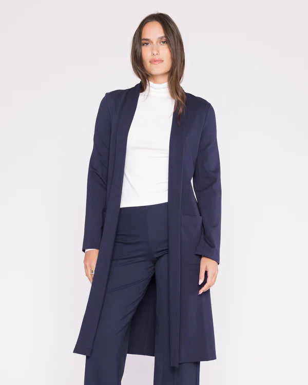 Ponte Knit Smoking Jacket