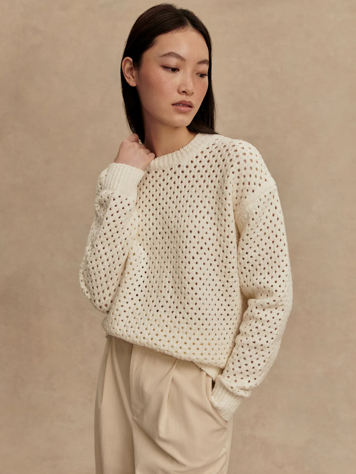 Grady Bouclé Knit Sweater