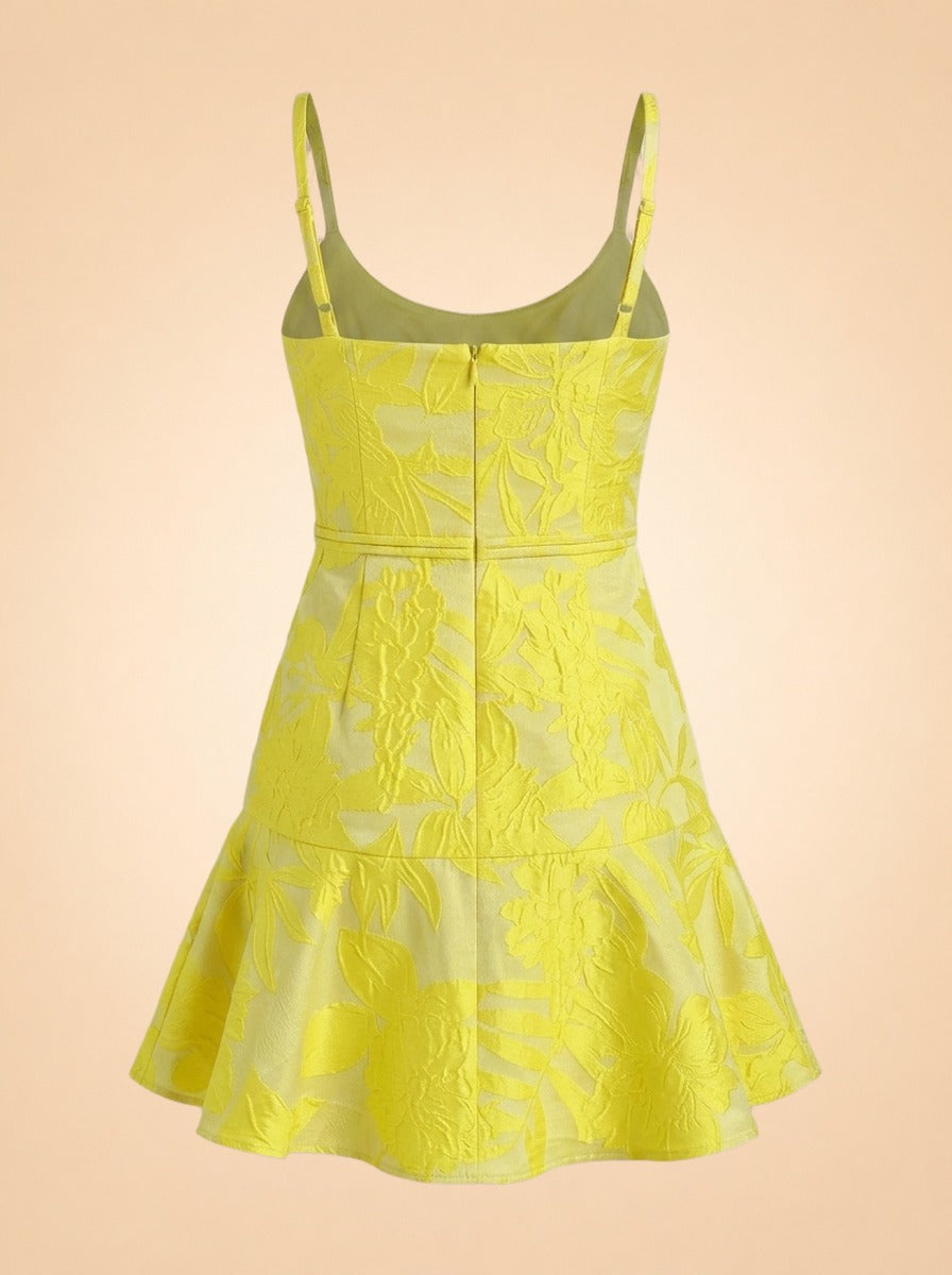 Alik Dress in Tuscan Spring by Alexis in Yellow