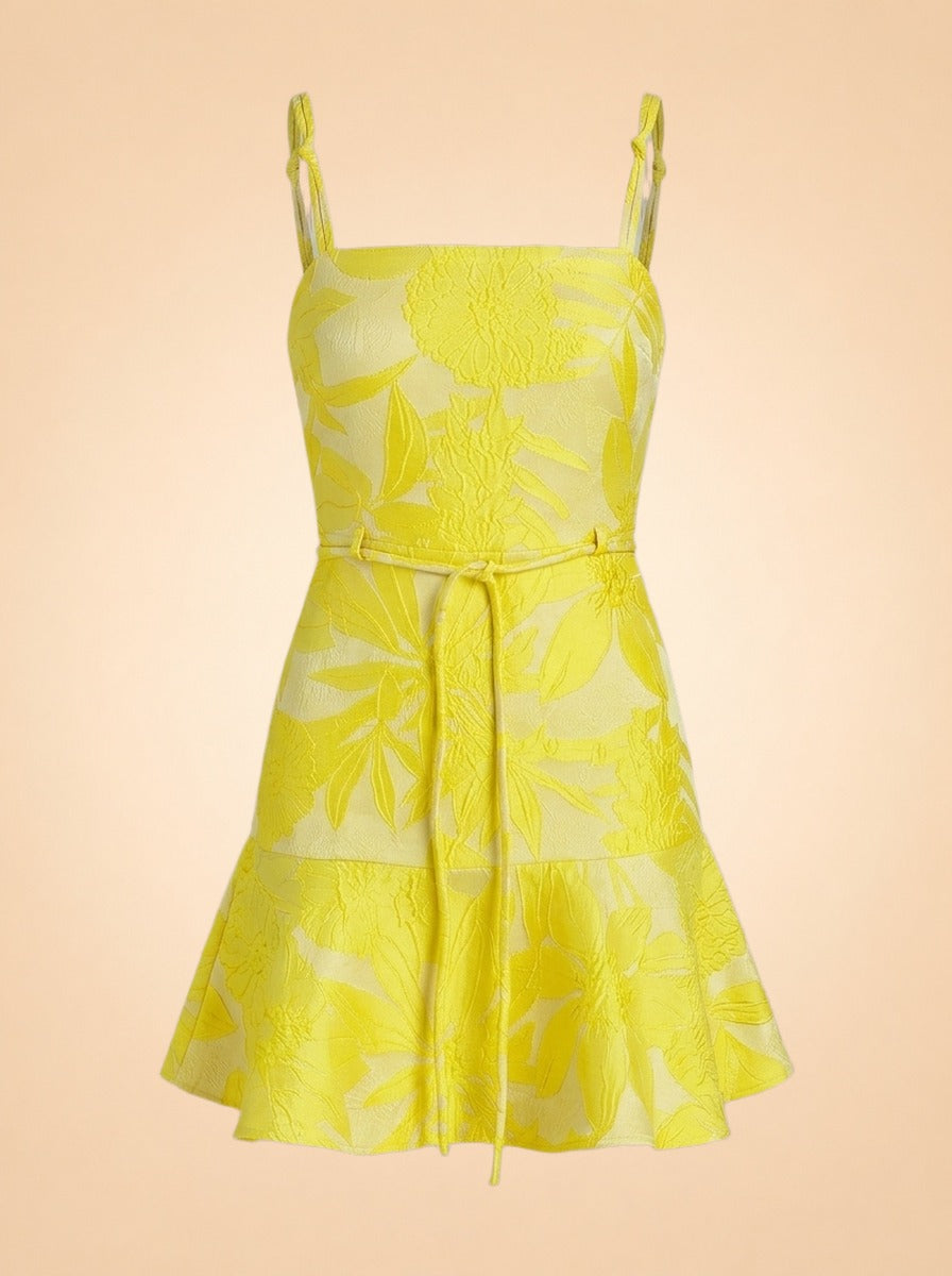Alik Dress in Tuscan Spring by Alexis in Yellow