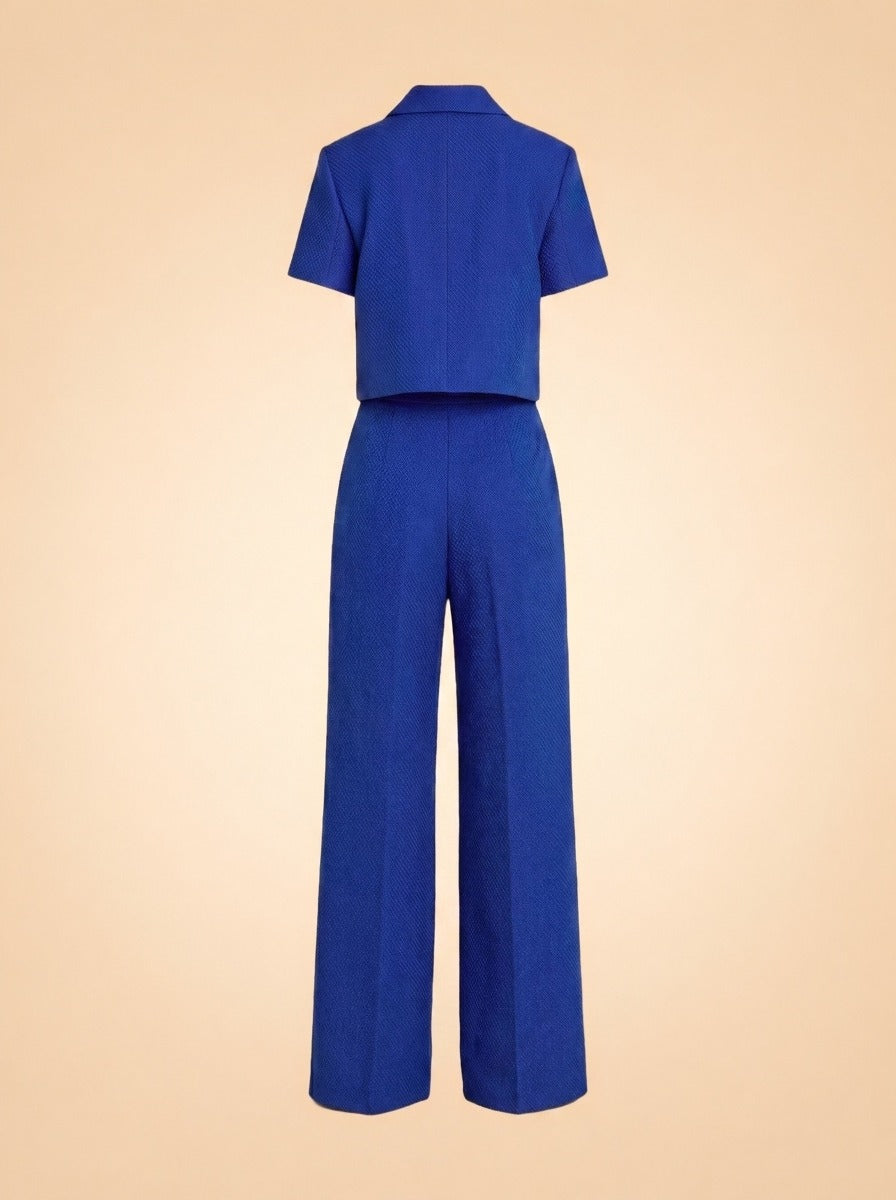 Alistair Top & Pants Set by Amanda Uprichard in Blue