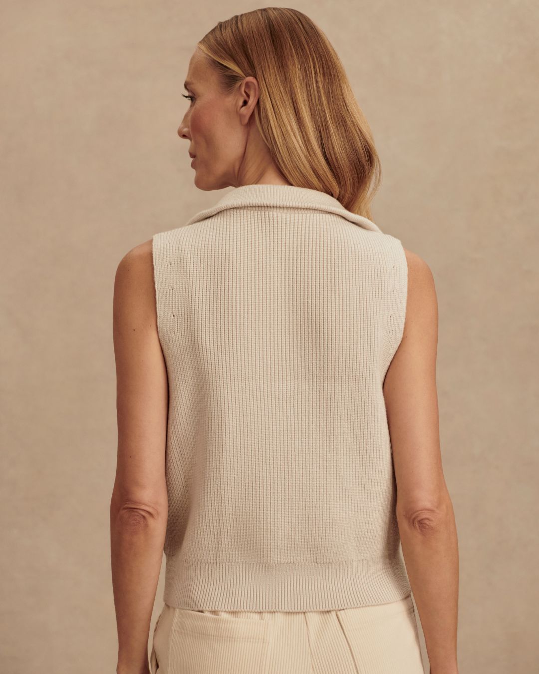 Amina half zip knit